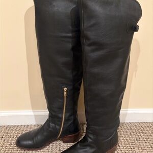 Coach over the knee leather boots, sz 9